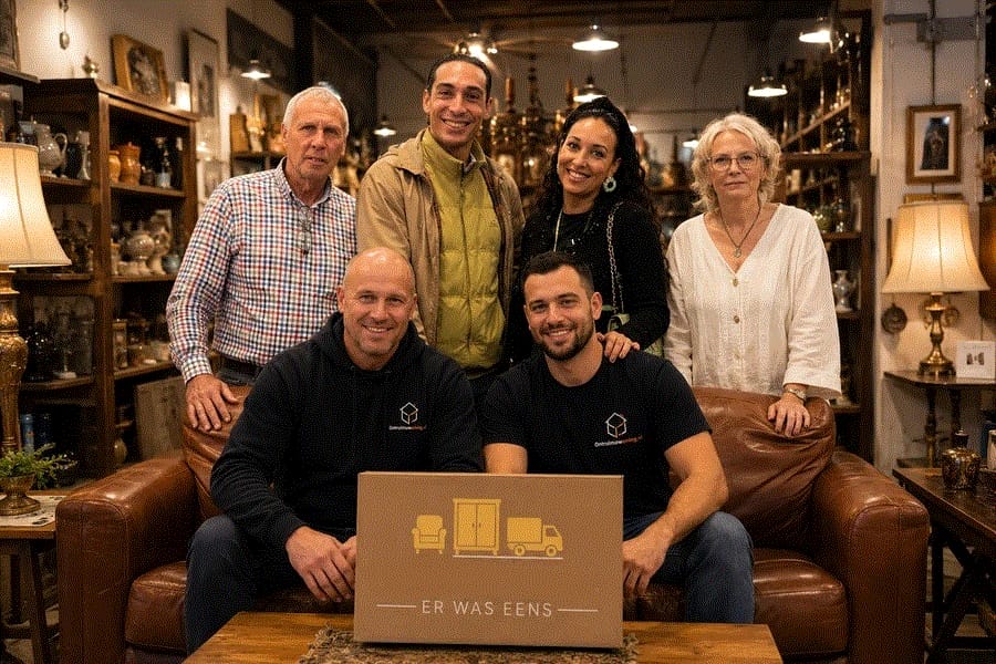 Martinus van Lies , woningontruimer in Uithuizen